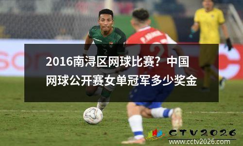 2016南浔区网球比赛？中国网球公开赛女单冠军多少奖金