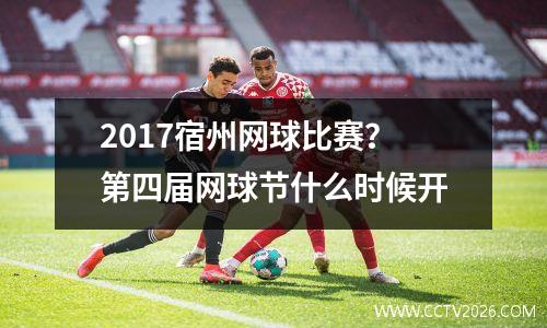 2017宿州网球比赛？第四届网球节什么时候开