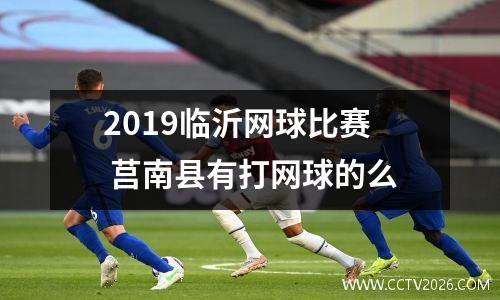 2019临沂网球比赛 莒南县有打网球的么