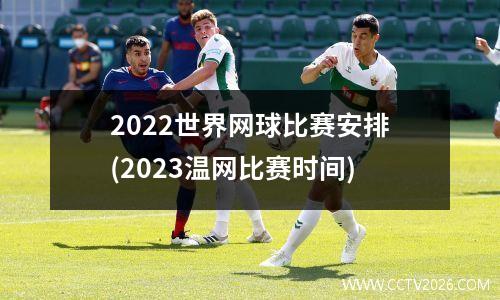2022世界网球比赛安排(2023温网比赛时间)