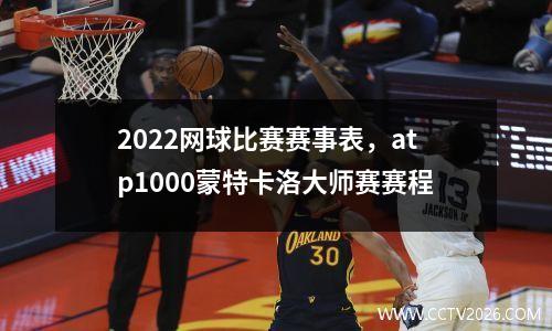 2022网球比赛赛事表，atp1000蒙特卡洛大师赛赛程