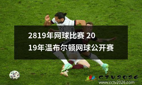 2819年网球比赛 2019年温布尔顿网球公开赛