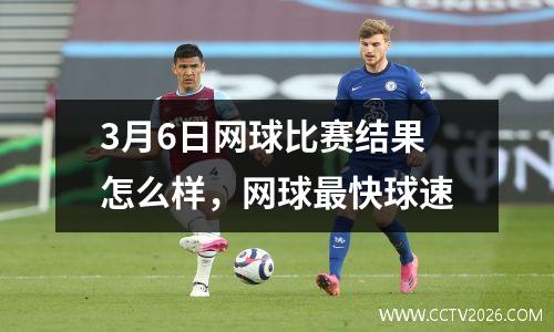 3月6日网球比赛结果怎么样，网球最快球速