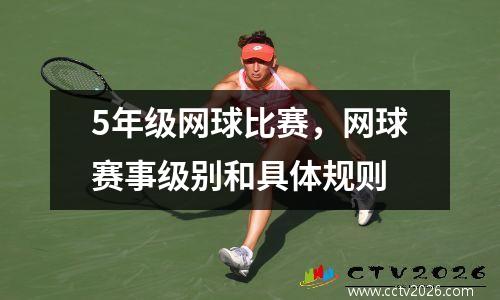 5年级网球比赛，网球赛事级别和具体规则
