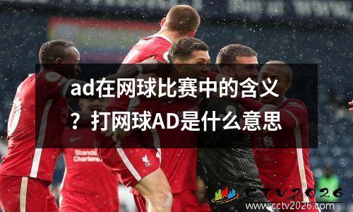 ad在网球比赛中的含义？打网球AD是什么意思