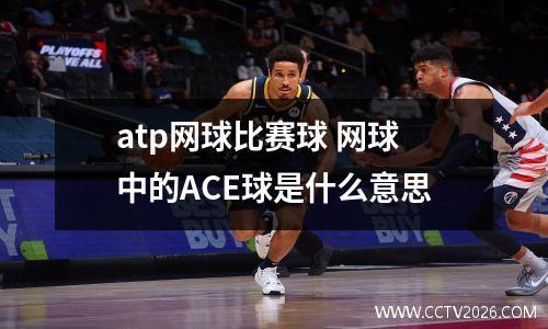 atp网球比赛球 网球中的ACE球是什么意思