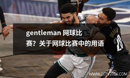 gentleman 网球比赛？关于网球比赛中的用语