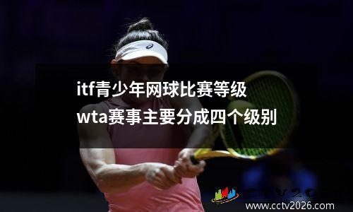itf青少年网球比赛等级 wta赛事主要分成四个级别