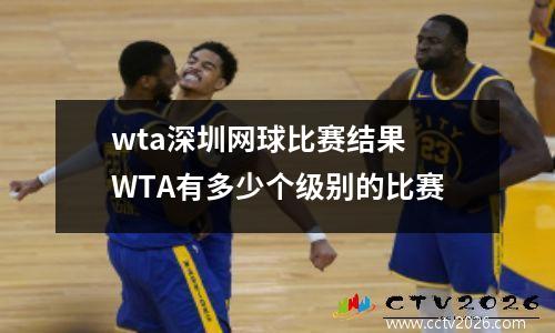 wta深圳网球比赛结果 WTA有多少个级别的比赛