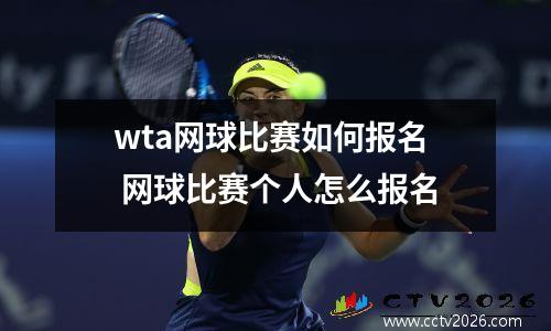 wta网球比赛如何报名 网球比赛个人怎么报名