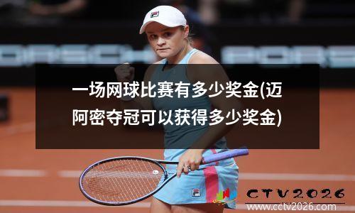 一场网球比赛有多少奖金(迈阿密夺冠可以获得多少奖金)