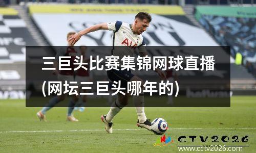 三巨头比赛集锦网球直播(网坛三巨头哪年的)