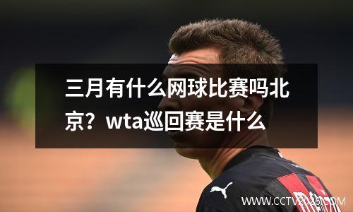 三月有什么网球比赛吗北京？wta巡回赛是什么