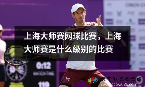 上海大师赛网球比赛，上海大师赛是什么级别的比赛