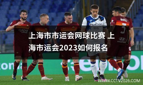 上海市市运会网球比赛 上海市运会2023如何报名