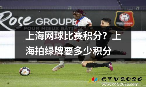 上海网球比赛积分？上海拍绿牌要多少积分