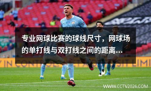 专业网球比赛的球线尺寸，网球场的单打线与双打线之间的距离是多少米