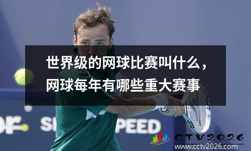 世界级的网球比赛叫什么，网球每年有哪些重大赛事