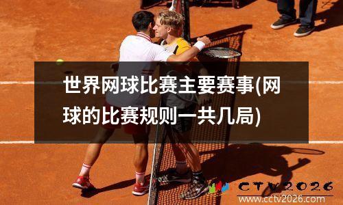 世界网球比赛主要赛事(网球的比赛规则一共几局)