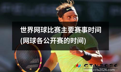 世界网球比赛主要赛事时间(网球各公开赛的时间)