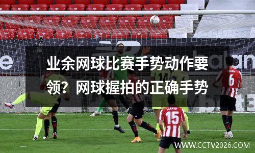业余网球比赛手势动作要领？网球握拍的正确手势