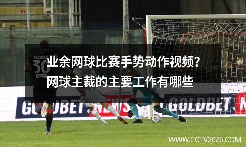 业余网球比赛手势动作视频？网球主裁的主要工作有哪些