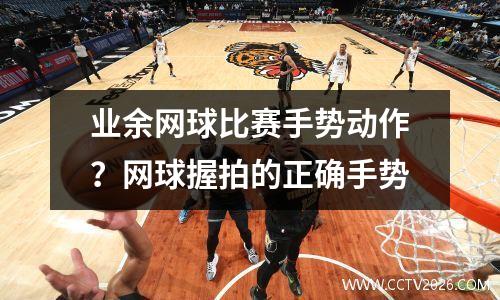 业余网球比赛手势动作？网球握拍的正确手势