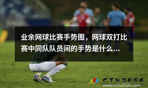 业余网球比赛手势图，网球双打比赛中同队队员间的手势是什么意思