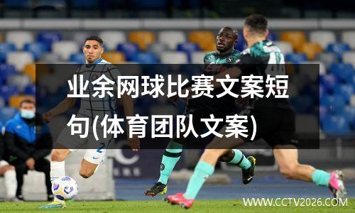 业余网球比赛文案短句(体育团队文案)