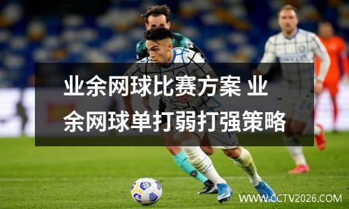 业余网球比赛方案 业余网球单打弱打强策略
