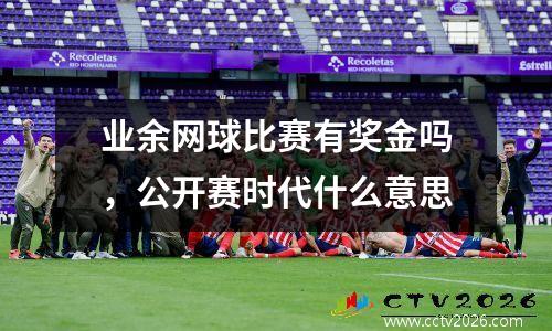 业余网球比赛有奖金吗，公开赛时代什么意思