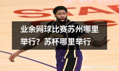 业余网球比赛苏州哪里举行？苏杯哪里举行