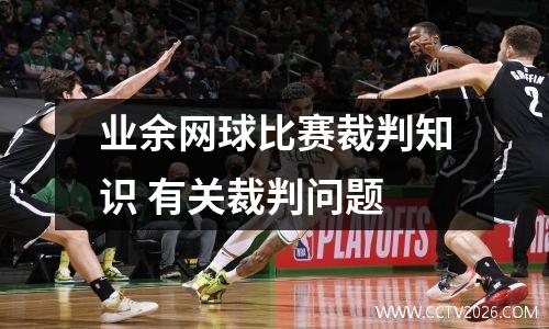 业余网球比赛裁判知识 有关裁判问题