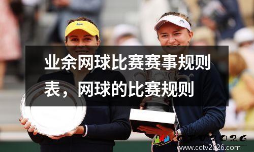 业余网球比赛赛事规则表，网球的比赛规则