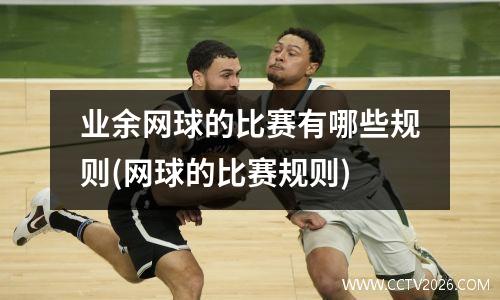 业余网球的比赛有哪些规则(网球的比赛规则)