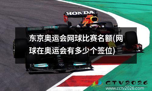 东京奥运会网球比赛名额(网球在奥运会有多少个签位)