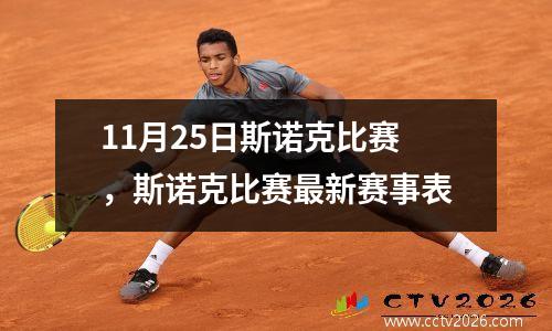 11月25日斯诺克比赛，斯诺克比赛最新赛事表