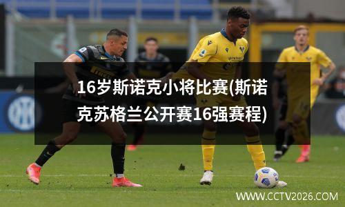16岁斯诺克小将比赛(斯诺克苏格兰公开赛16强赛程)