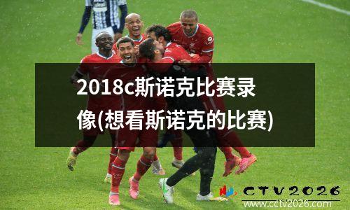2018c斯诺克比赛录像(想看斯诺克的比赛)