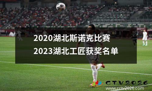 2020湖北斯诺克比赛 2023湖北工匠获奖名单