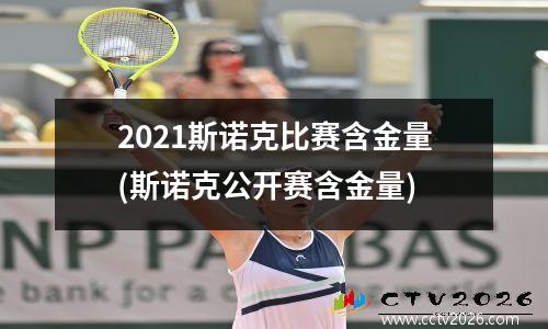 2021斯诺克比赛含金量(斯诺克公开赛含金量)