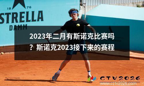 2023年二月有斯诺克比赛吗？斯诺克2023接下来的赛程