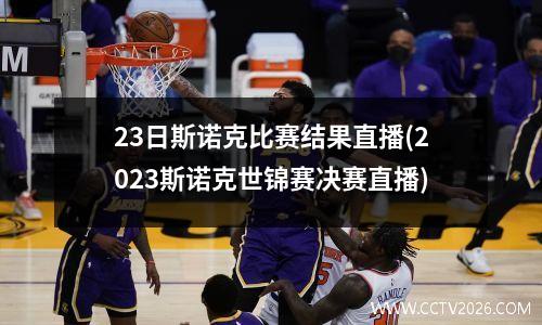 23日斯诺克比赛结果直播(2023斯诺克世锦赛决赛直播)