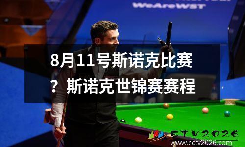 8月11号斯诺克比赛？斯诺克世锦赛赛程