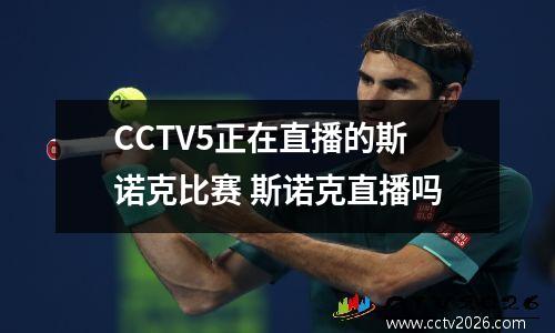 CCTV5正在直播的斯诺克比赛 斯诺克直播吗