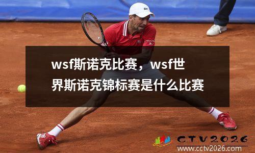 wsf斯诺克比赛，wsf世界斯诺克锦标赛是什么比赛