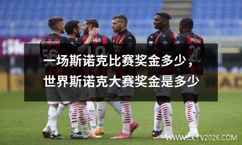 一场斯诺克比赛奖金多少，世界斯诺克大赛奖金是多少