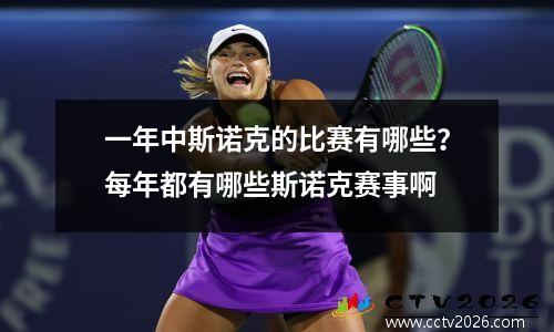 一年中斯诺克的比赛有哪些？每年都有哪些斯诺克赛事啊