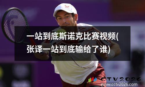 一站到底斯诺克比赛视频(张译一站到底输给了谁)