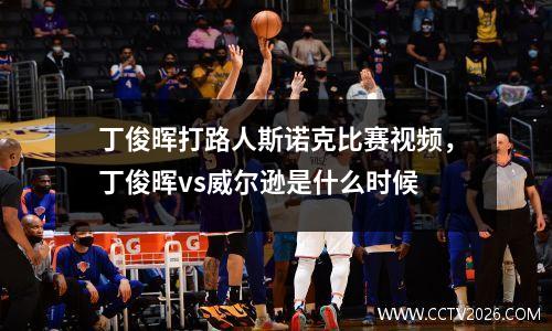 丁俊晖打路人斯诺克比赛视频，丁俊晖vs威尔逊是什么时候
